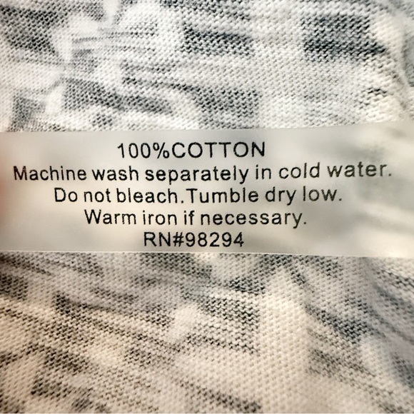 Thomas & Olivia Black White Floral Zip Front Jacket Cardigan Top Size Large - Picture 5 of 8